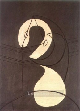  1930 Pintura al %C3%B3leo - Figura Tete de femme 1930 Cubismo